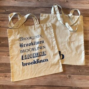 New ✨ Brooklinen Cotton Tote 2 for 10.00